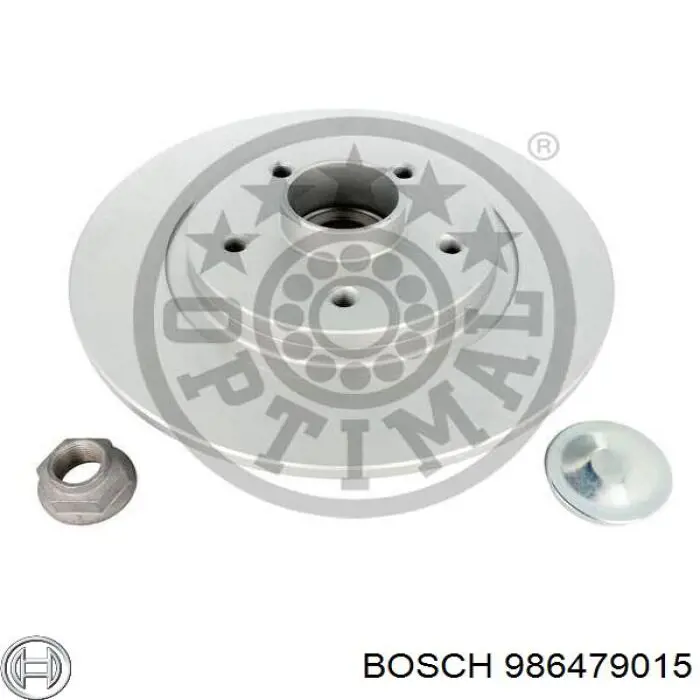 Задний тормозной диск Bosch 986479015 цена, от 52.56 USD