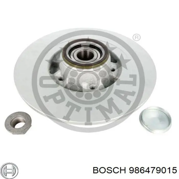 Тормозные диски 986479015 Bosch