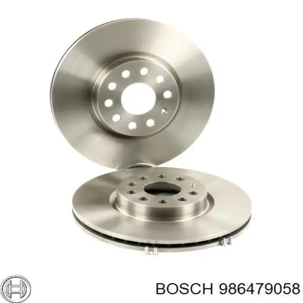 Передние тормозные диски 986479058 Bosch