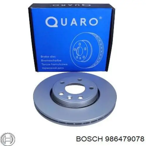 Купить 986479078 Bosch Ротор тормозной