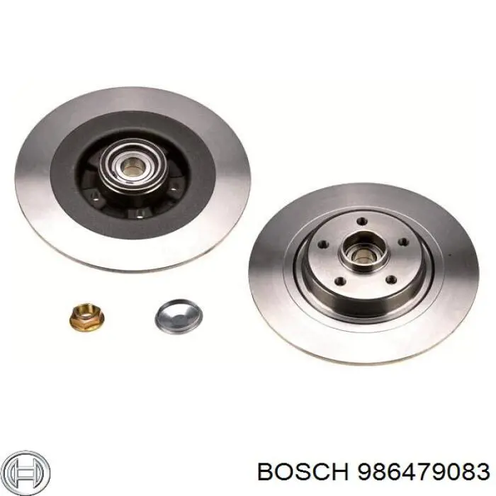 Тормозные диски 986479083 Bosch