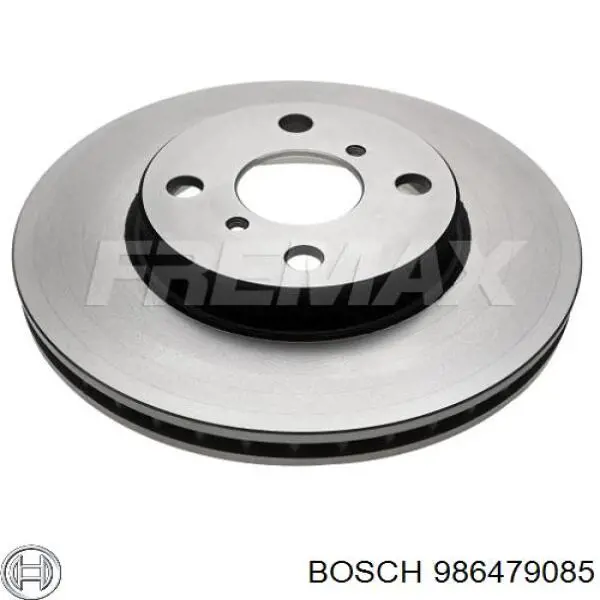 Передние тормозные диски 986479085 Bosch