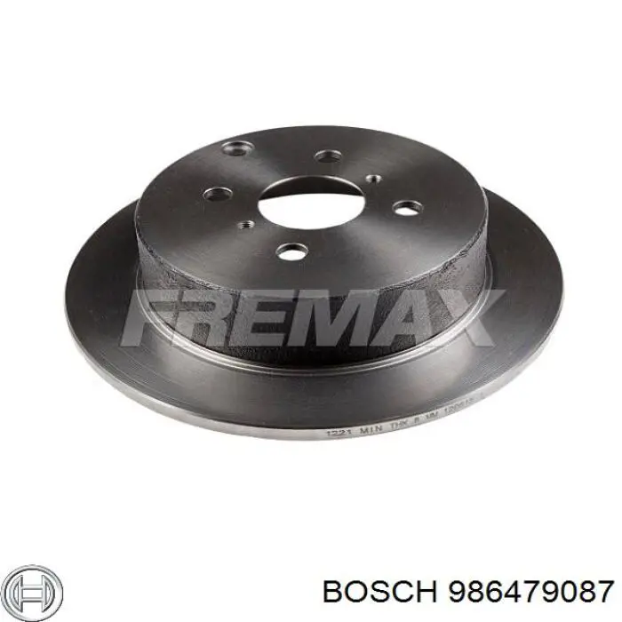 986479087 Bosch диск тормозной задний