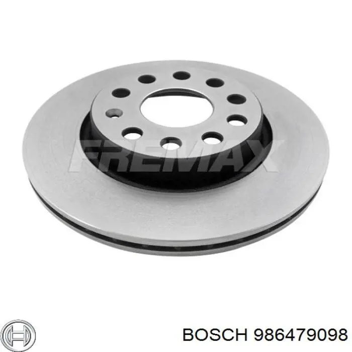986479098 Bosch диск тормозной передний