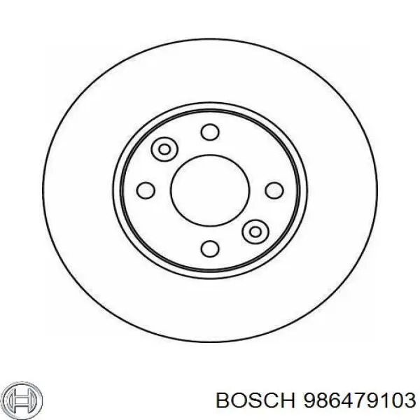 Тормоз дисковый передний Bosch 986479103 цена, от 31.74 USD