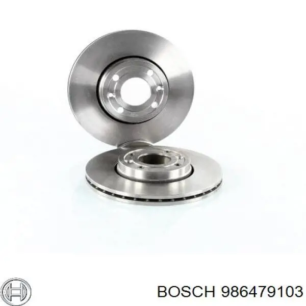 986479103 Bosch Диск тормозной передний
