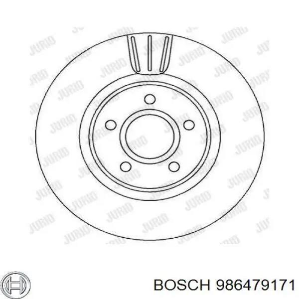 Тормоз дисковый передний Bosch 986479171 цена, от 57.90 USD