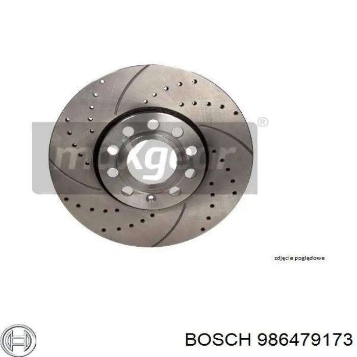 Тормоз дисковый передний Bosch 986479173 цена, от 45.13 USD