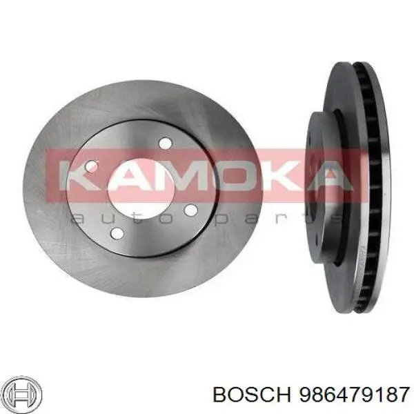 Передние тормозные диски 986479187 Bosch