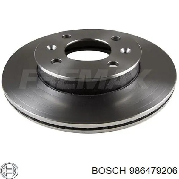 Передние тормозные диски 986479206 Bosch