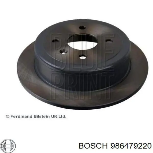 986479220 Bosch диск тормозной задний