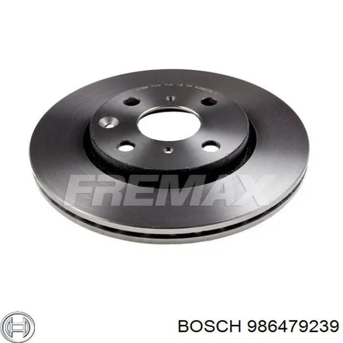 986479239 Bosch передние тормозные диски