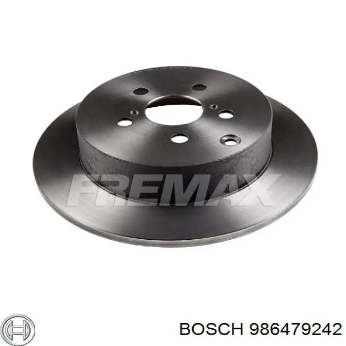 Тормозные диски 986479242 Bosch