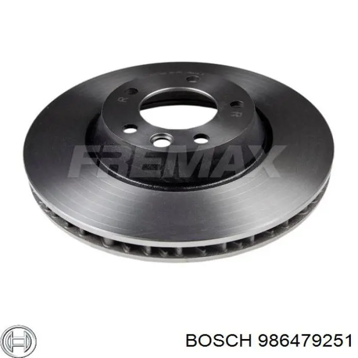 986479251 Bosch диск тормозной передний