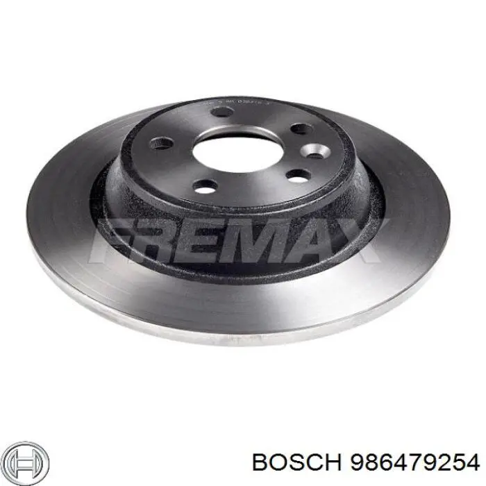 986479254 Bosch диск тормозной задний