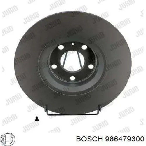 986479300 Bosch диск тормозной передний