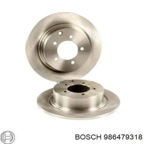 Тормозные диски 986479318 Bosch
