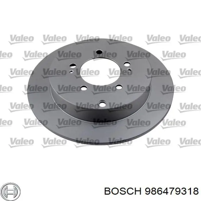 Задний тормозной диск Bosch 986479318 цена, от 46.72 USD