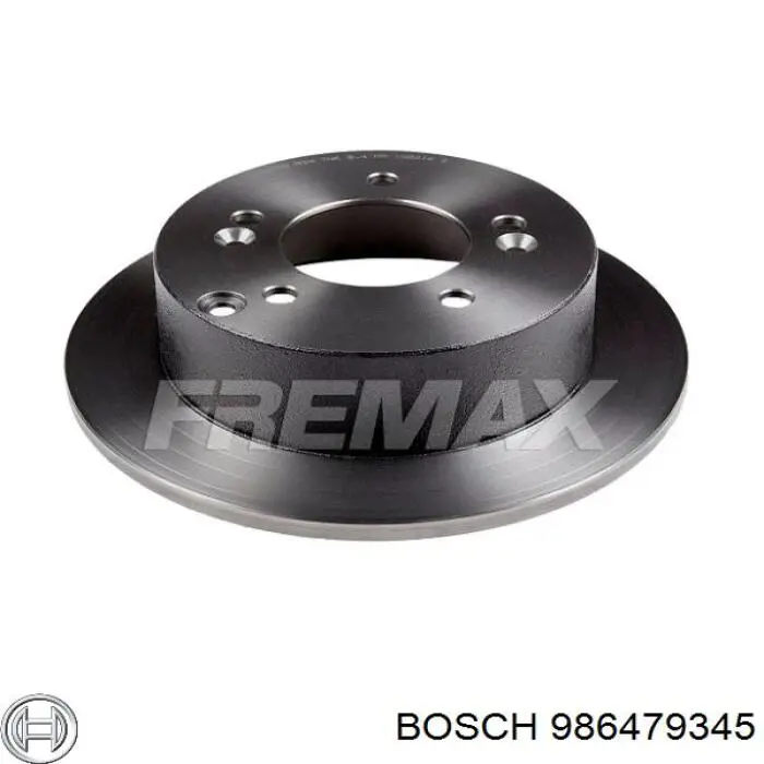 Тормозные диски 986479345 Bosch