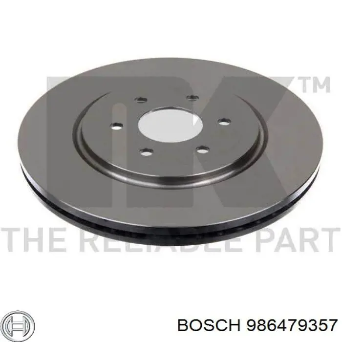 986479357 Bosch диск тормозной передний