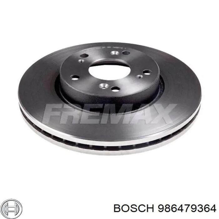 986479364 Bosch диск тормозной передний