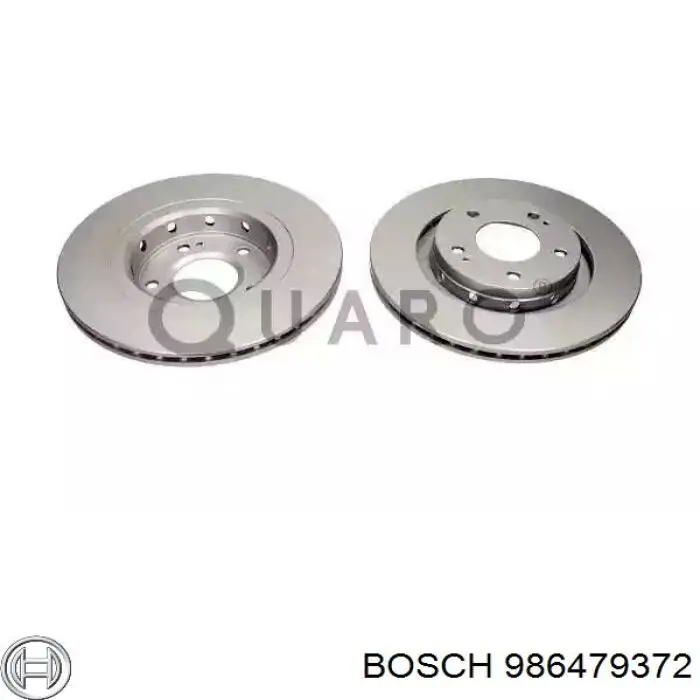Тормоз дисковый передний Bosch 986479372 цена, от 52.84 USD