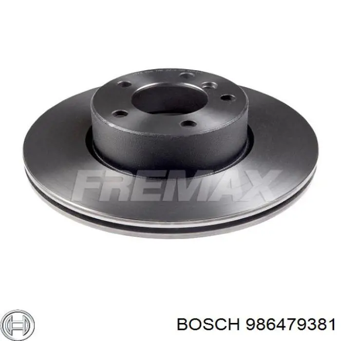 986479381 Bosch Диск тормозной передний