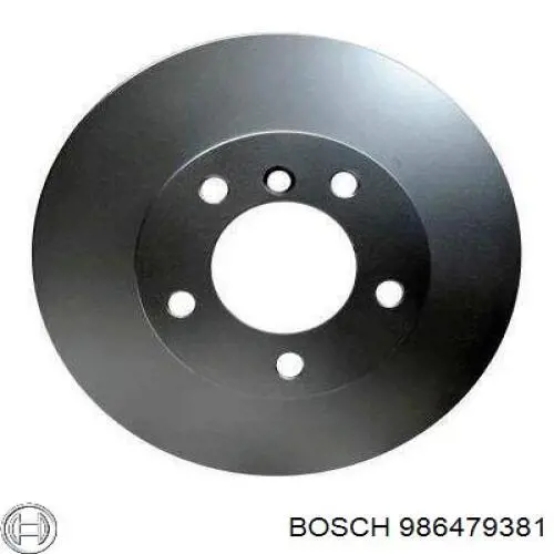 Передние тормозные диски 986479381 Bosch