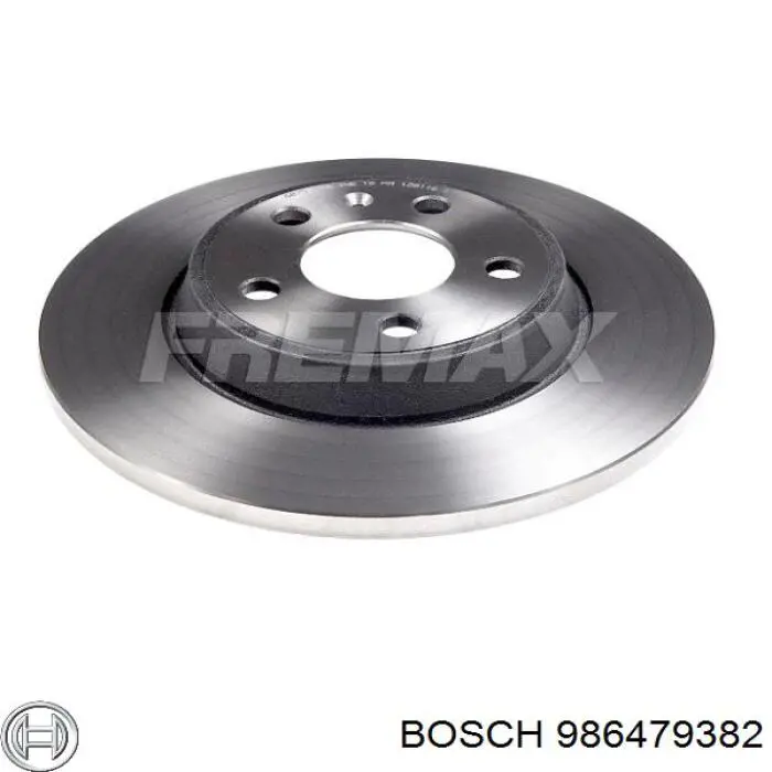 986479382 Bosch диск тормозной задний