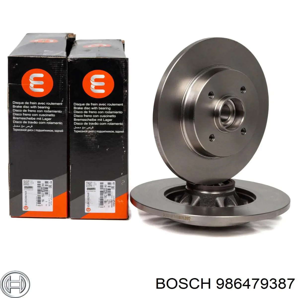 986479387 Bosch диск тормозной задний