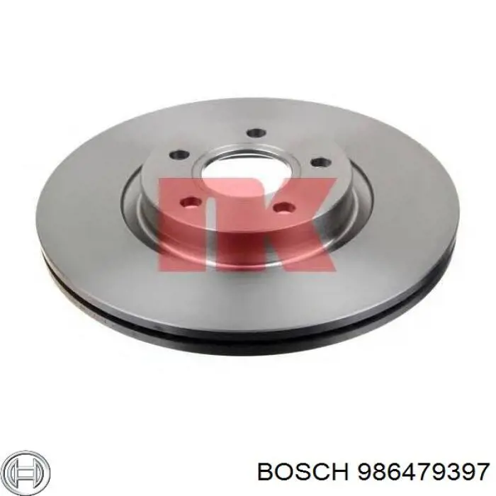 Задний тормозной диск Bosch 986479397 цена, от 46.64 USD