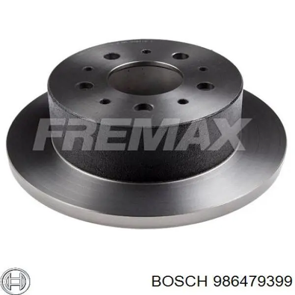 986479399 Bosch диск тормозной задний