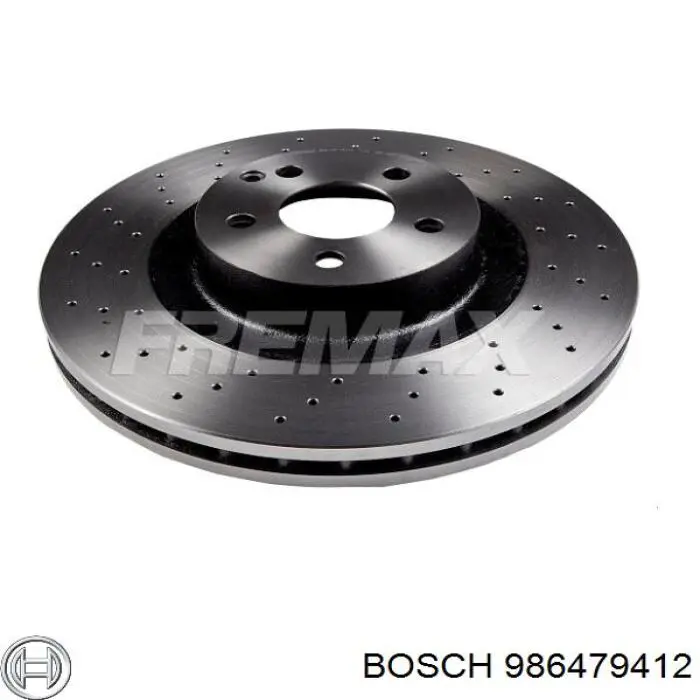 986479412 Bosch диск тормозной передний