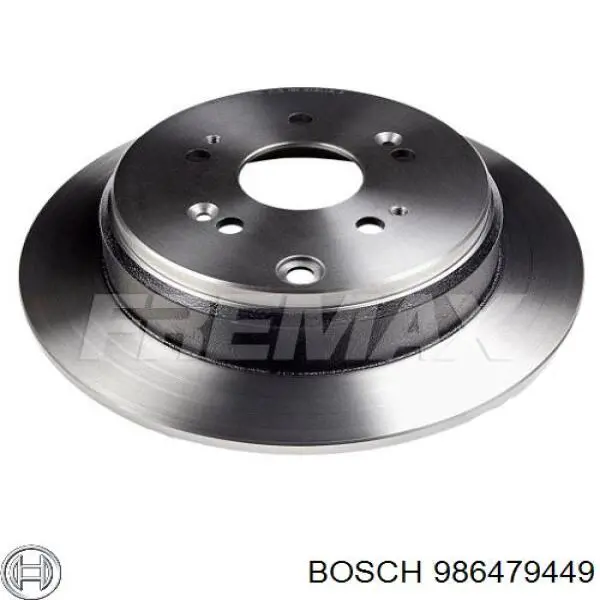 Диск гальмівний задній 986479449 Bosch