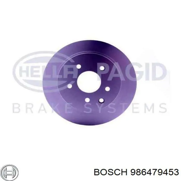 Задний тормозной диск Bosch 986479453 цена, от 37.28 USD