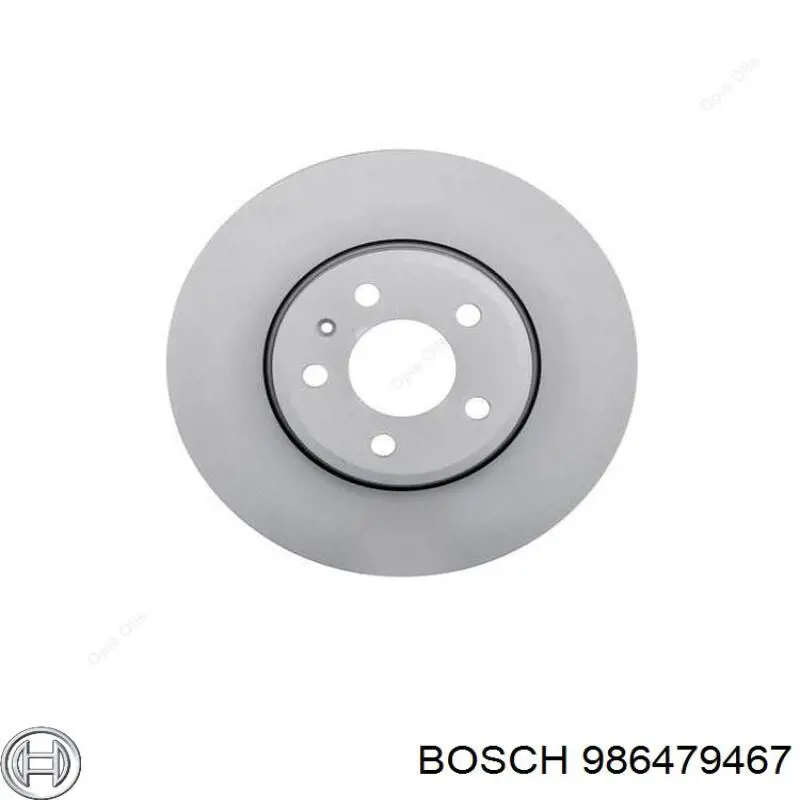 Передние тормозные диски 986479467 Bosch