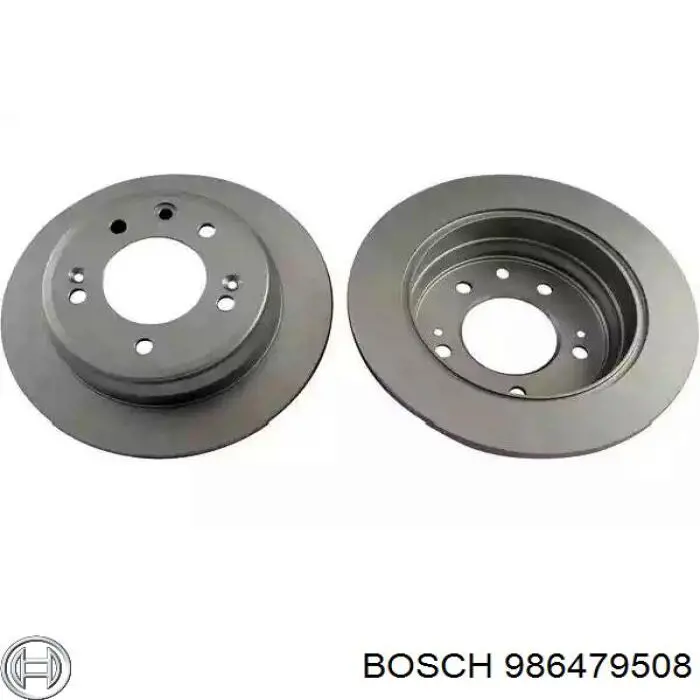 Купить 986479508 Bosch Диск тормозной задний
