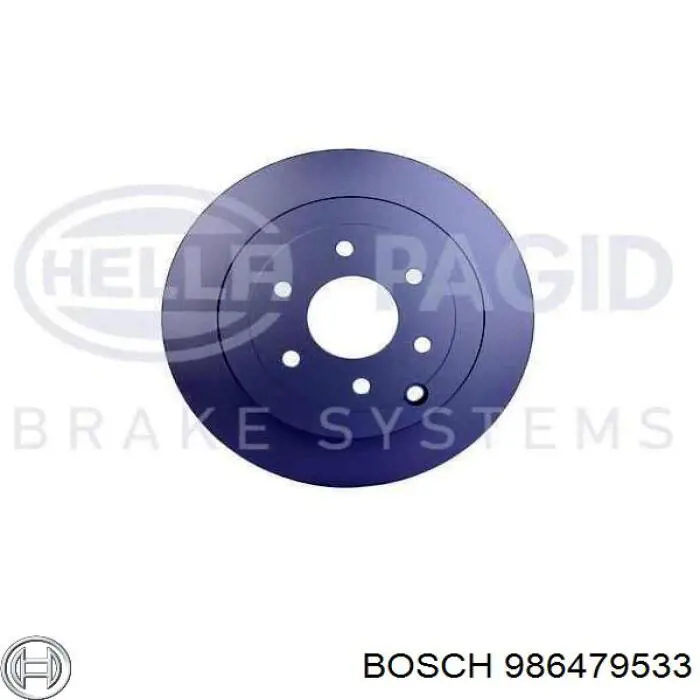 Задний тормозной диск Bosch 986479533 цена, от 40.85 USD