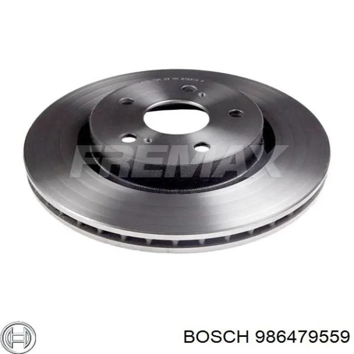 Передние тормозные диски 986479559 Bosch