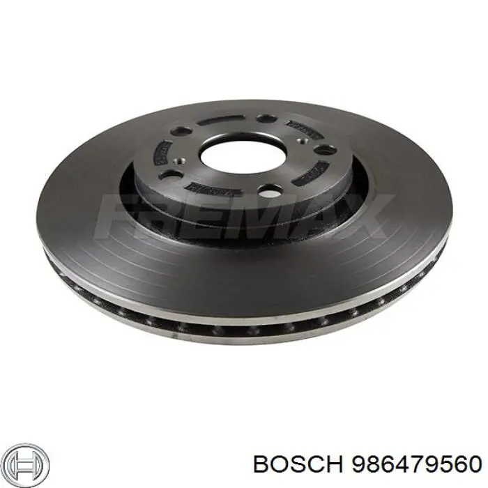 Передние тормозные диски 986479560 Bosch