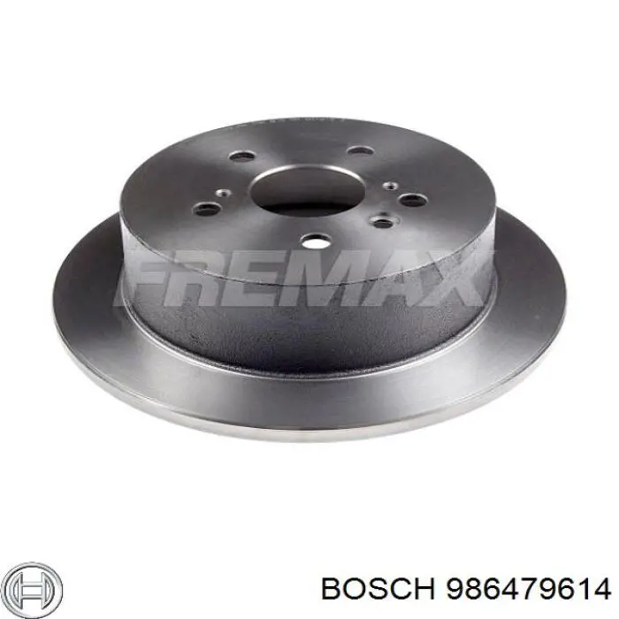 986479614 Bosch диск тормозной задний