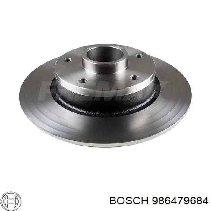 Купить 986479684 Bosch Диск тормозной задний