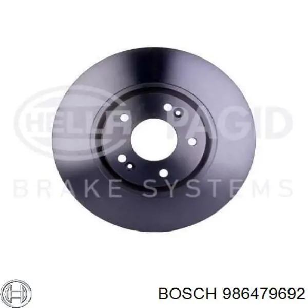 Передние тормозные диски 986479692 Bosch