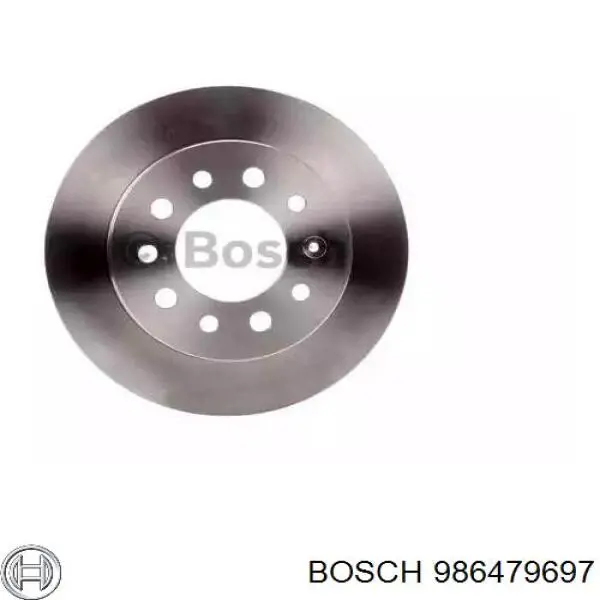 Тормозные диски 986479697 Bosch