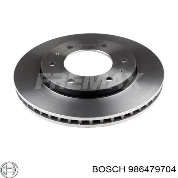 Передние тормозные диски 986479704 Bosch