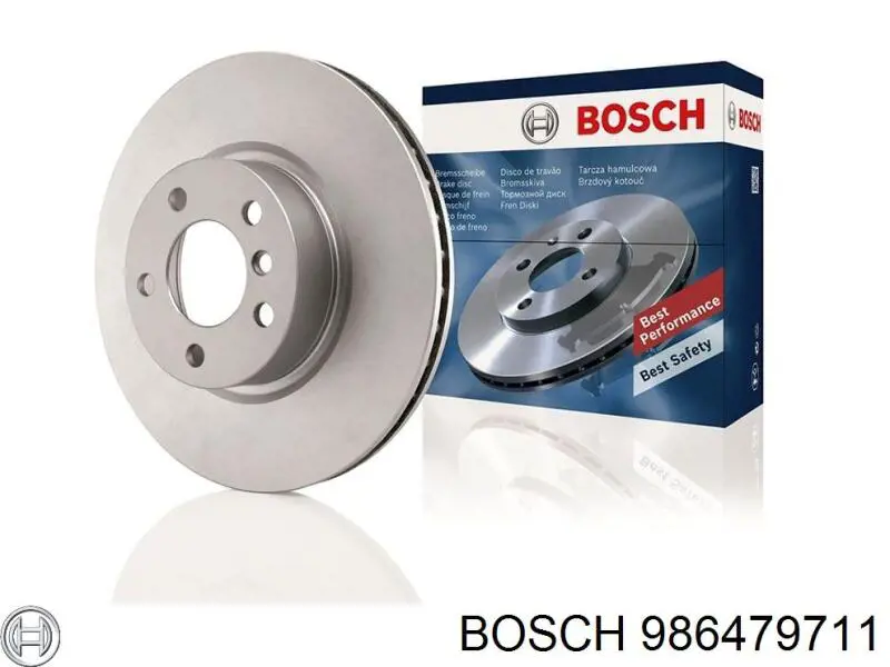 Передние тормозные диски 986479711 Bosch