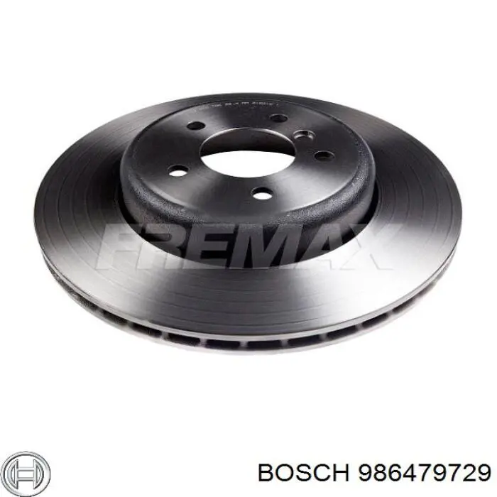 Тормозные диски 986479729 Bosch