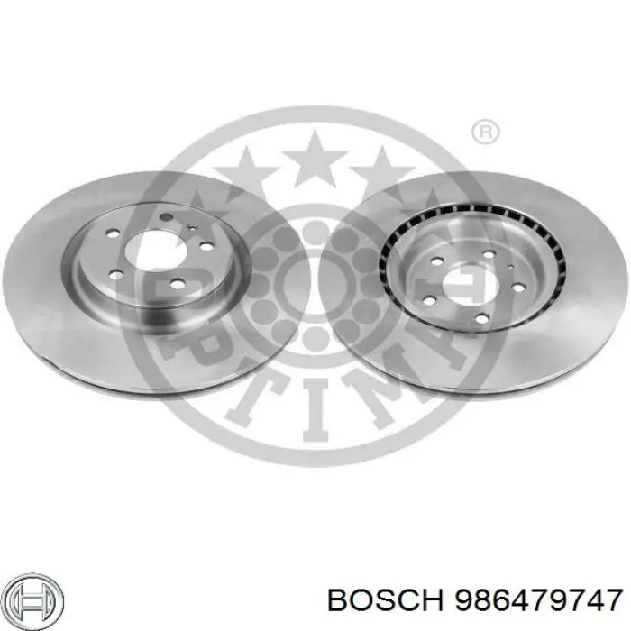 986479747 Bosch диск тормозной передний