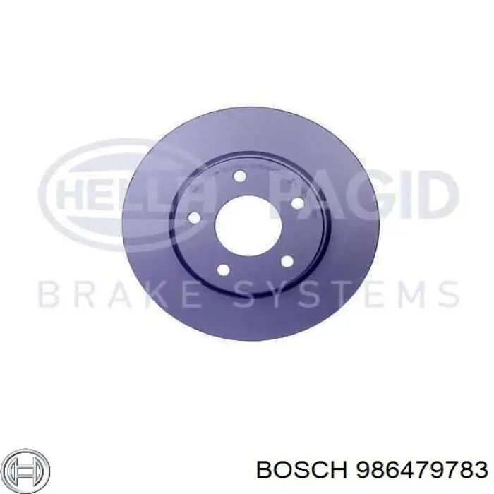 986479783 Bosch disco do freio dianteiro