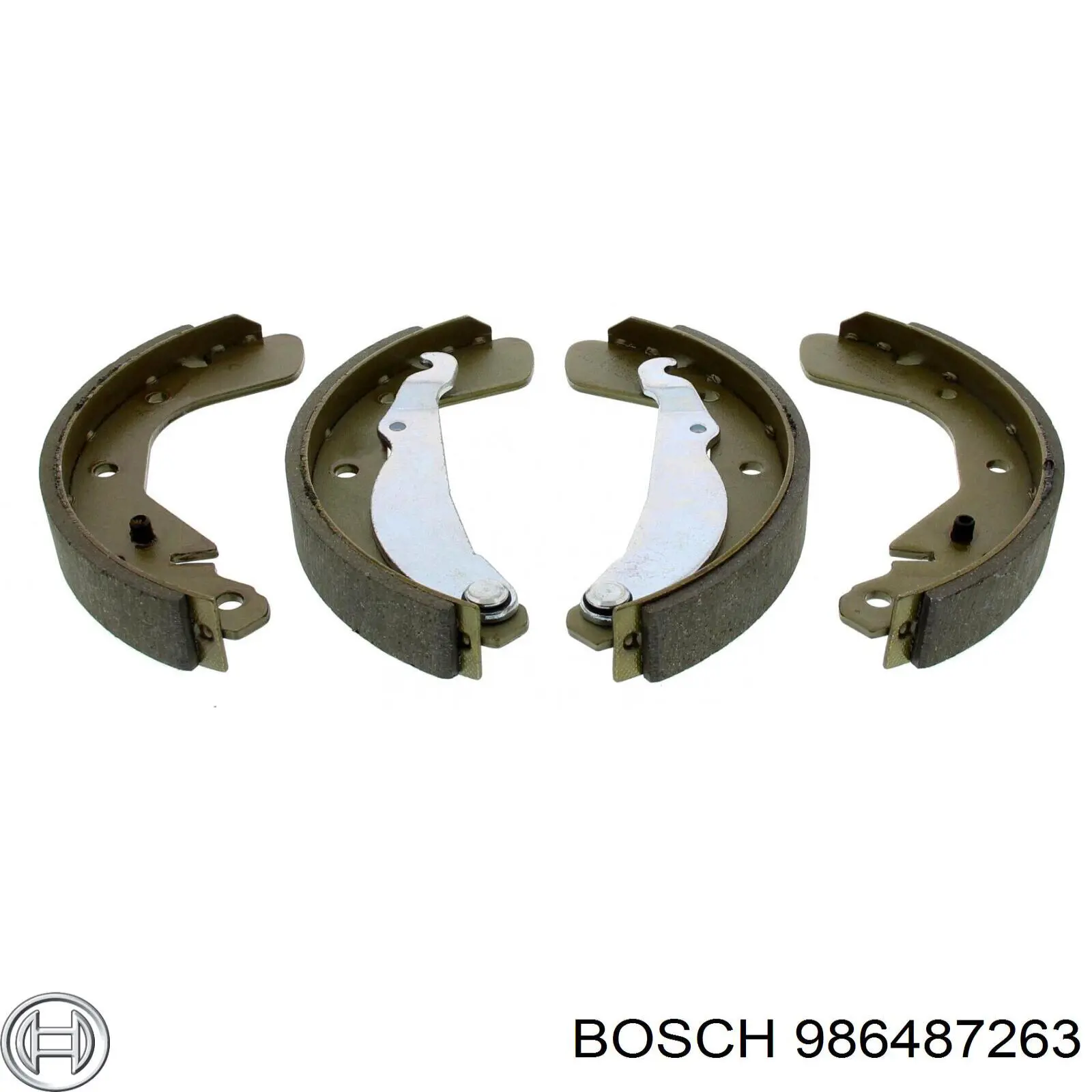 986487263 Bosch Барабанные тормозные колодки